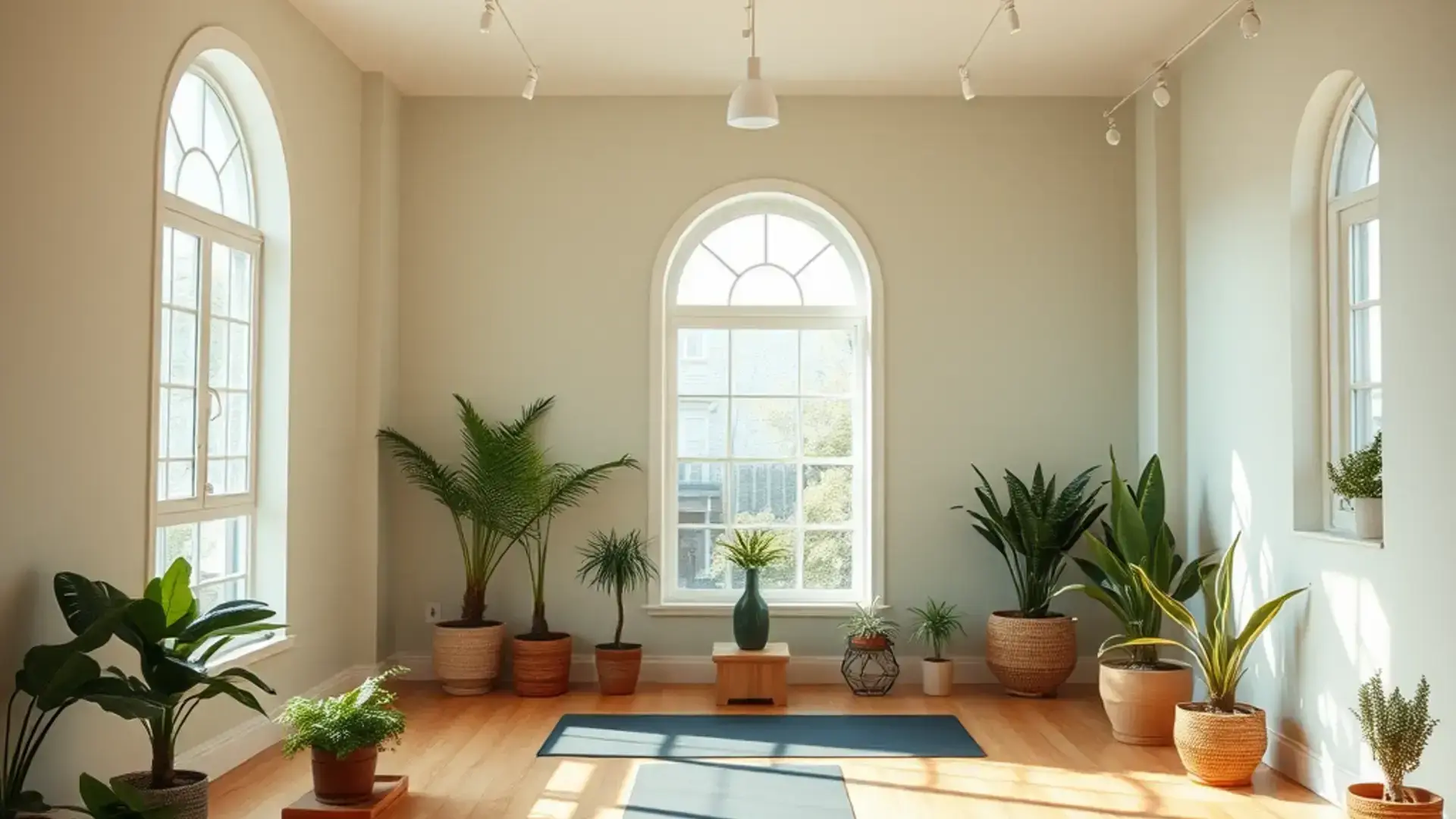 Warm and inviting studio space